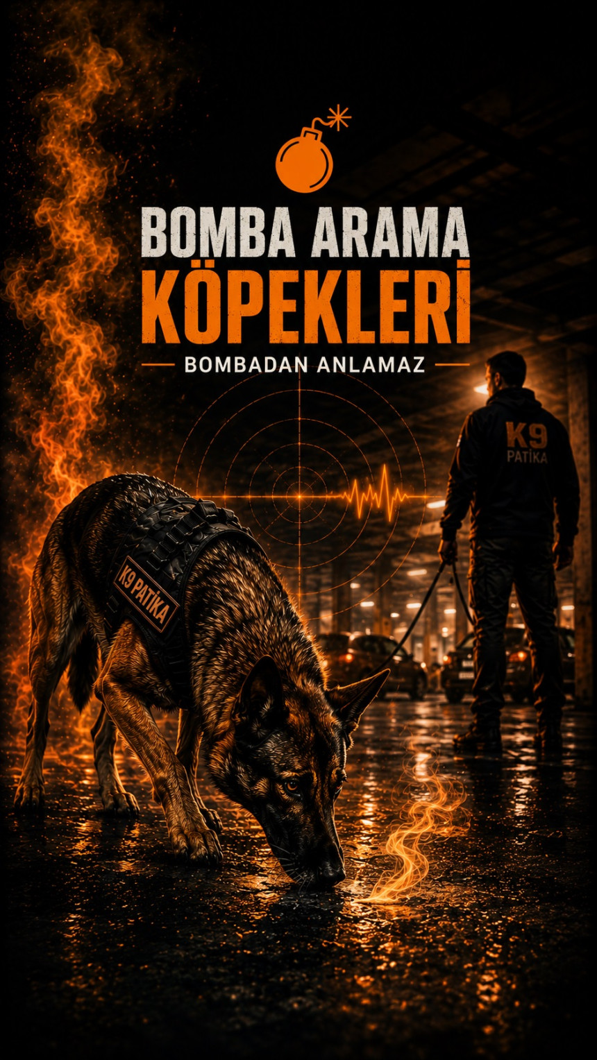 Bomba Arama Köpekleri — özgün kapak